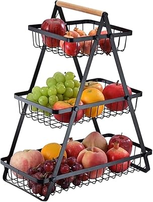 2 -layer metal counter fruit basket, fruit bowl, bread basket, vegetable support for kitchen storage support (gold) (3).. Shop with intention at DIAYTAR NIGERIA, offering thousands of products delivered nationwide in days.