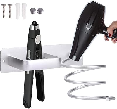 NUXOM Wall support for bathroom dryer, hairdryer organizer, Easy to install hair dryer, wall storage support for hairdryer.. Shop from thousands of products at DIAYTAR NIGERIA and enjoy budget-friendly nationwide delivery.