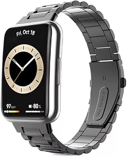 Dado replacement bracelet in stainless steel compatible with Huawei Watch Fit 2, stainless steel bracelet with three pearls adjustable length.. DIAYTAR NIGERIA delivers on convenience and affordability with our reliable nationwide shipping.