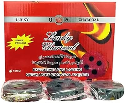 Lucky incense coal for 50 mm ines burner (500 parts).. Shop with confidence at DIAYTAR NIGERIA, offering thousands of products with budget-friendly shipping.