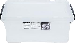 Transparent plastic versatile plastic storage bin La Vida Mia 15 L with wheel.. Find more for less — only on DIAYTAR Nigeria.
