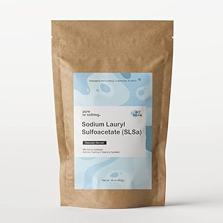 Slsa powder | 100 % laurylsulfoacetate sodium | Ideal for making bath bombs, foaming bath gel, 16 oz | Pure or Nothing.. DIAYTAR Nigeria — the online store where variety meets value.