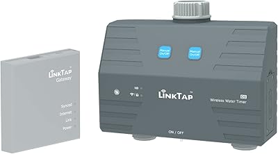 Linktap D1 wireless watering timer - Recailed gateway - Intelligent irrigation timer with 2 sockets with application, integrated speedmeters, long battery life, weather taking, better Wi -Fi, IP66, Alexa.. DIAYTAR NIGERIA brings a world of products to your fingertips with affordable prices and quick delivery.
