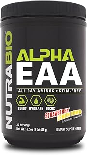 Nutrabio Alpha EA (Strawberry Lemon Bomb) - Recovery, concentration and hydration supplement all day.. A world of products at your fingertips — thanks to DIAYTAR Nigeria.