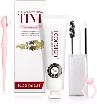 Iconsign 25 ml 2 in 1 hybrid shade for eyebrows black tint for eyelashes and dyeing kit for beard (brown).. Experience shopping without limits at DIAYTAR NIGERIA, where affordability meets convenience in just days.
