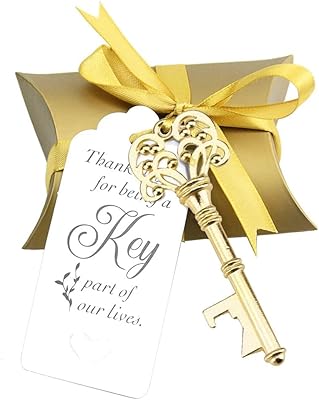 50 sets of conventional keychain doors, wedding gifts for guests with escort card, pillow box with thank you label and satin ribbon (gold).. Nigeria's fastest-growing e-commerce site offers unbeatable prices and delivery within 8 days.