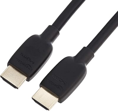 Amazonbasics high speed HDMI cable (48 GB, 8K/60 Hz) - 10 feet, black.. Tired of overpriced goods and slow delivery? DIAYTAR Nigeria brings affordability and speed together with a wide selection of products.