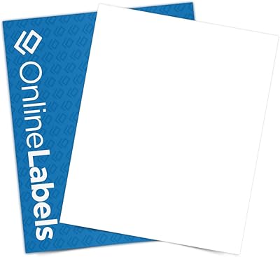 Mat white waterproof label paper Vinyl vinyl jet 25 leaves.. Shop with purpose and save with DIAYTAR NIGERIA's extensive platform and nationwide delivery service.