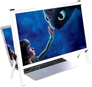 Improved 3D HD Improve Glasses Adjustable for laptop screen, 21 "foldable protective support, magnifying lens to read, play, watch videos on Co.. DIAYTAR NIGERIA: Where every search yields affordable results delivered promptly to your door.