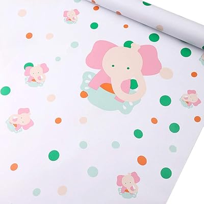 Vinyl sticker wallpaper with Elephant Potel Pattern for Children.. DIAYTAR NIGERIA: Your affordable shopping destination with thousands of products delivered in days.
