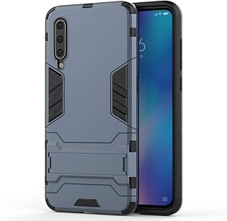 Eabhulie Xiaomi Mi 9 shell, double layer [Integrated support] Robust hybrid protective cover and shock resistant for Xiaomi Mi 9 dark blue.. Shop smarter, not harder with DIAYTAR NIGERIA - thousands of products at your fingertips with affordable delivery.