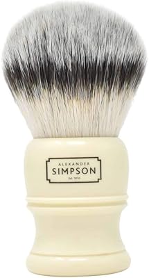 Synthetic shaving badger Simpsons Trafalgar T3 with cream handle - Suitable for sensitive skin - Large handle easy to handle.. Transform your online shopping experience with DIAYTAR NIGERIA's affordable and diverse marketplace.