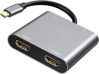 USB C to HDMI Double USB Type C 4 in 1 HDMI with 2 HDMI (4K at 30 Hz) /usb3.0/PD loading, USB-C loading station HD double screen for Windows, Mac or.. Nigeria's most loved e-commerce platform delivers affordable shopping solutions to your doorstep.