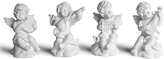Set of 4 figurines of Garworn Angor/Chirp musician, 2.7 "resin miniature, artisanal sculpture, interior decoration, exhibition shelves.. Nigeria’s trusted store online — DIAYTAR Nigeria never disappoints.