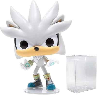 Bob Sonic's 30th anniversary figurine The Hedgehog - Silver the Hedgehog vinyl figurine (included with matching protective case).. DIAYTAR NIGERIA: Connecting Nigerians with affordable products through our expansive e-commerce platform.