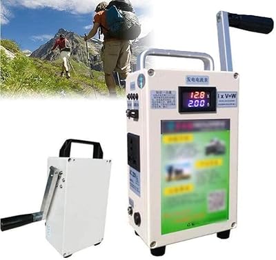 Crank generator 110V 220V 12V 5V 150W 15000MAH Small power generator for emergency.. Discover the perfect balance of price and convenience with DIAYTAR NIGERIA's nationwide e-commerce platform.