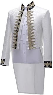 Hitting -fitted men's tuxedo costume for men, embroidered blazer, vintage costume jacket, Victorian Halloween tail coat.. DIAYTAR NIGERIA brings the market to your fingertips with affordable prices and swift delivery services.