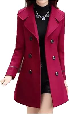 Oloma Women Waterproof Fashion Long Winter Coat Women Large Size Long Coat Casaco Clothing (Color: Bordeaux, Size: XXXL).. Need it fast? DIAYTAR Nigeria ships in just 5 to 8 days nationwide.