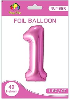 Party Time - Aluminum Ball Number 1 Rose - Large party decorations | Balloons number 1 to hang for wedding, birthday and birthday (101.6 cm).. Get access to thousands of affordable products only on DIAYTAR Nigeria.