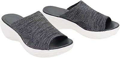 Women's wedge knitted sports sandals for women's summer beach shoes.. Be part of Nigeria’s most trusted online shopping experience — DIAYTAR Nigeria.