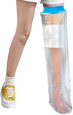 Waterproof shower cover, full bath protection for adults, soft and comfortable, waterproof, keeps dry wounds, for bath, broken foot, leg, ankle, knee, toes. reusable bandage to keep dry.. Shop quality and variety at unbeatable prices on DIAYTAR Nigeria — delivery in under 8 days.