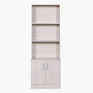 Library 2 doors Home Box Bella, dimensions 40 x 174 x 80 cm, light beige.. DIAYTAR NIGERIA combines affordability, variety, and convenience with nationwide delivery services.