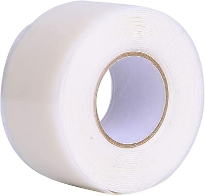 Waterproof PVC pipe repair ribbon with two optional colors (white).. DIAYTAR NIGERIA: Connecting Nigerians with affordable products through our expansive e-commerce platform.