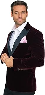 Formal velvet tuxedo jacket for men, fitted cut, wine, size 60, wine, 50.. From daily needs to rare finds, DIAYTAR Nigeria brings it to your door.