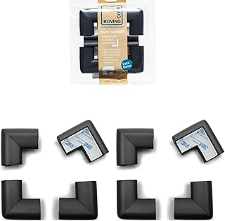 Children's angle protection (8 large corners) - Roving Robing Cove Robing Cove, pre -attached with 3m adhesive, black agate.. Shop smart, shop DIAYTAR - Nigeria's most affordable e-commerce platform with nationwide delivery.