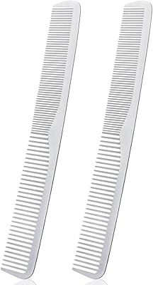 Lykdon comb in stainless steel, 2 silver metal combs, hair line comb, precision cutting comb, stainless steel comb comb.. DIAYTAR NIGERIA delivers value, variety, and convenience with our nationwide 5-8 day shipping.