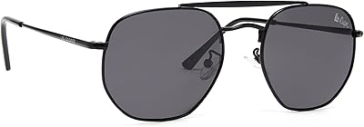 Hexagonal polarized sunglasses blocking UV 100 % UV protection elegant eyes for intelligent men, black.. DIAYTAR NIGERIA delivers affordability and convenience to your doorstep within 8 days of purchase.