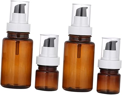 Fomiyes 4 -piece Shampoo pump distributor in Ambrée bottles Ambrée Plastic bottles Transparent Body Washing Constation Amber Sample Bottles Press bottle Single Storage Bottles Set of Bottles of the Hair Type Type.. Experience the power of choice with DIAYTAR NIGERIA's vast catalog and affordable 5-8 day delivery.