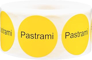 Circular yellow polka dot stickers with black and pastrami, size 1 inch, total of 500 stickers.. Shop smart with DIAYTAR NIGERIA, offering a vast product range delivered to your doorstep within a week.