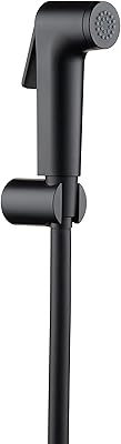 Hassanit SHATTAF portable shattaf, solid brass toilet shattaf - black.. Experience the convenience of boundless shopping with DIAYTAR NIGERIA's vast selection and quick delivery.