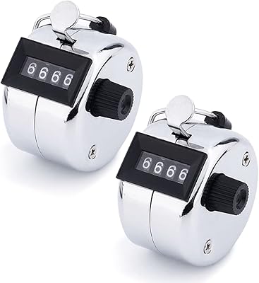 4 -digit ECVV portable digital counter, mechanical meter for training, fishing, golf, knitting, metal handbags with rings meter.. DIAYTAR NIGERIA: Revolutionizing how Nigerians shop with affordable prices and prompt delivery services.
