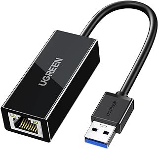 Ugreen Ugreen UGREEN 3 USB Ethernet adapter to RJ45 Network Ethernet Internet Adapter Lan Gigabit 1000 Mbps Compatible with MacBook, PC, Switch, Surface, Chromebook, Windows 11/10 / 8.1 / 8/7, Mac OS, IOS, Linux.. Your complete shopping solution, DIAYTAR NIGERIA offers extensive choice with competitive prices and delivery.