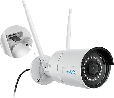 Outdoor security camera, Rio Link 4MP Home Plug Safety Camera Plug, WiFi 2.4/5 GHz, night vision, IP66 waterproofing, detection of people and vehicles, works with Google Assistant, RLC-410W.. Explore a world of choices with DIAYTAR NIGERIA's vast catalog and budget-friendly nationwide shipping.