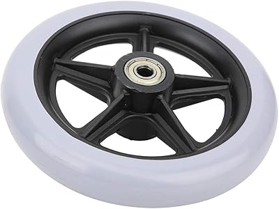 Front wheel of 6 -inch wheelchair, replacement wheels of wheelchair wheel, front wheelchair manual wheel, spare parts, health care vehicles for disabled elderly, walking chair, non -slip walker.. DIAYTAR NIGERIA revolutionizes access to quality products with affordable prices and dependable shipping.