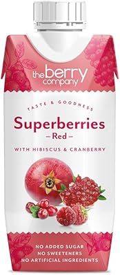 Mixture of red juice superberries The Berry Company with cranberries and hibiscus, 330 ml.. DIAYTAR NIGERIA makes quality accessible to all with our affordable prices and quick delivery service.