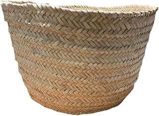 Round basket made by hand abu dhabi works, large natural size.. Discover unbeatable variety on DIAYTAR Nigeria — shop today, delivered this week.