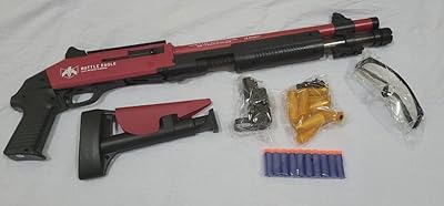 B & K Part of flexible foam shooting pistol with glasses and points.. Your digital shopping ally, DIAYTAR NIGERIA offers extensive selection with budget-friendly delivery.