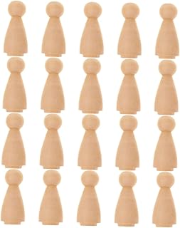 20 pieces interior decoration wooden figurine wooden figurines graffiti wooden dolls house decoration khaki bamboo craftsmanship.. Shop smart, shop DIAYTAR - Nigeria's most affordable e-commerce platform with nationwide delivery.