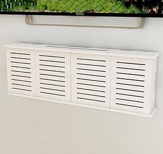 Router storage box, WiFi router storage box, Placement shelf for TV in the lower socket row, plastic and wood storage box, storage box for cable organizer.. Experience the ultimate in shopping convenience with DIAYTAR NIGERIA's vast catalog and 5-8 day delivery.