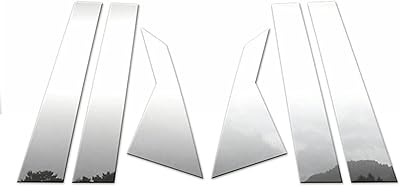 Taott 6 pieces set of chrome stainless stainless steel window blankets for Hyundai Sonata 2015-2019 Accessories Sticker (Color Name: Silver).. Unlock access to a wide range of products with DIAYTAR NIGERIA's affordable e-commerce platform.