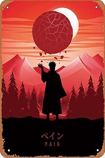 Vintage metal poster nagato akatsuki minimalist, tin retro poster, artistic decoration for the house, living room, shop, 8x12 wall decoration.. DIAYTAR NIGERIA makes online shopping accessible to all with budget-friendly prices and reliable delivery.