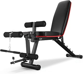 Wesvital bodybuilding bench with leg extension and loops, adjustable training bench and tilted benches for the house, the gym, full body training and bodybuilding.. DIAYTAR NIGERIA: Where quality meets affordability, with thousands of products delivered in less than 8 days.