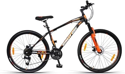 Double disc bike Ninety One 27.5t 21 speed (black and orange, perfect for: 14 years and over).. Shop across categories at DIAYTAR NIGERIA with the confidence of affordable prices and delivery within 8 days.