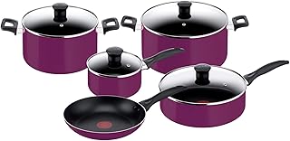 Tefal Simply Cook 9 -piece, purple, aluminum - B093S986.. Shop with confidence at DIAYTAR NIGERIA, enjoying competitive prices and delivery within 8 days.