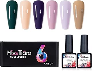 Miss Tiara DIY Set of 6 UV and LED gel nail polish at home (Sita-12).. DIAYTAR NIGERIA brings the market to your fingertips with affordable prices and prompt delivery service.