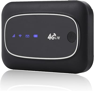 4G portable wireless router, portable travel access point, long battery life, high speed for Europe and Asia (black).. DIAYTAR NIGERIA transforms desires into deliveries with our affordable prices and dependable shipping.